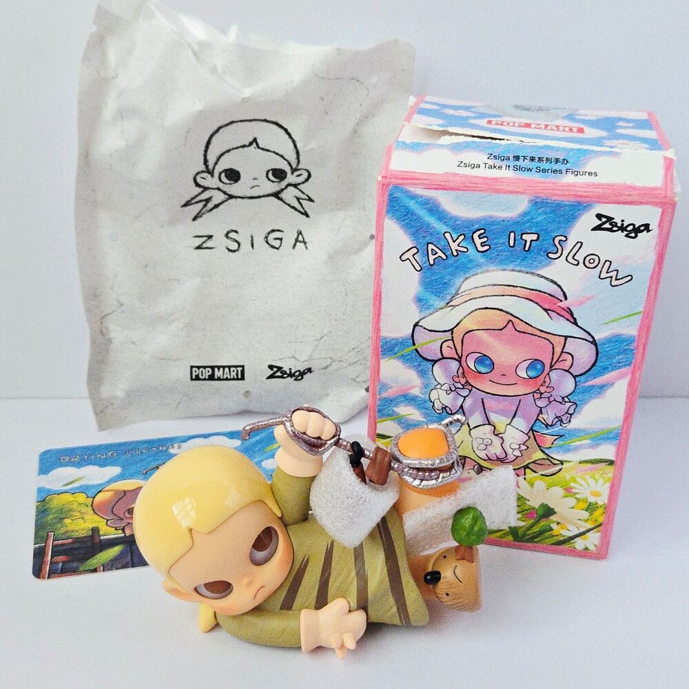 Pop Mart Zsiga Take it Slow Series - Drying Clothes Figure Blind Box